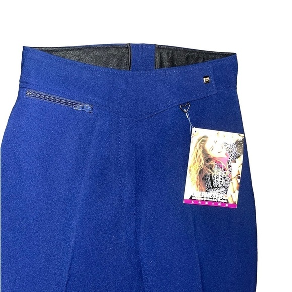 OBERMEYER Ski Snow Pant 10 10R Stirrup InBoot 2-Way-Stretch NWT Blue - Picture 3 of 4